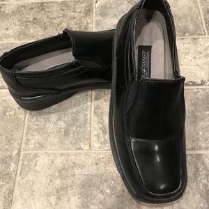 Boys black dress shoes